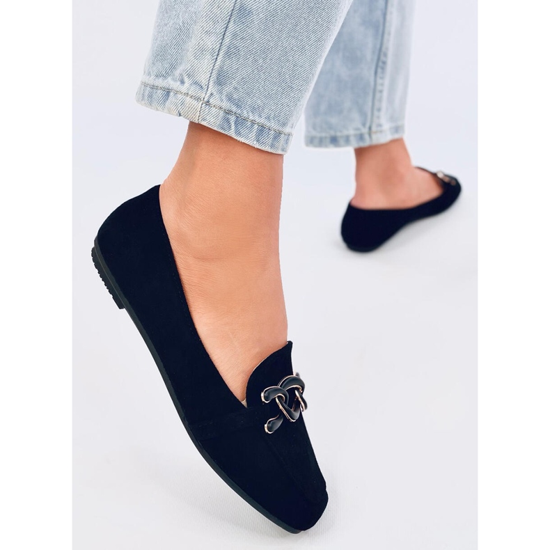 Carla Black dame loafers sort 2
