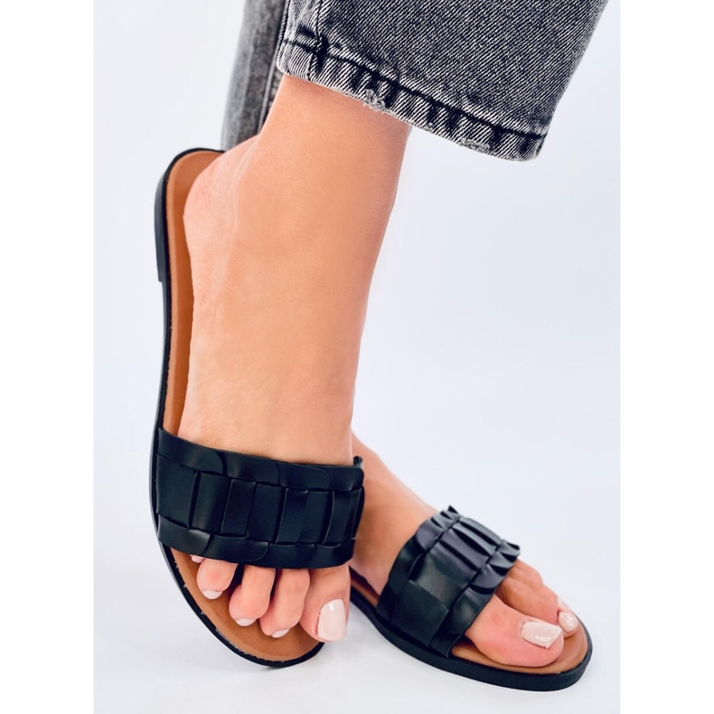 Lotts Sorte dameflip-flops 1