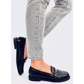 Gracess Black bamse mokkasiner sort 2
