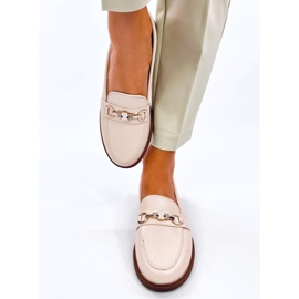 Gracess Beige bamse mokkasiner 1