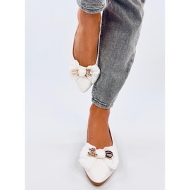Bonnies White bamse ballerinaer hvid 1