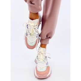 Farverige wedge sneakers fra Beals Pink lyserød 2