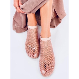 Peyton Pink mesh sandaler med rhinestones lyserød 2