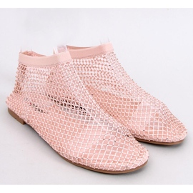Peyton Pink mesh sandaler med rhinestones lyserød 5