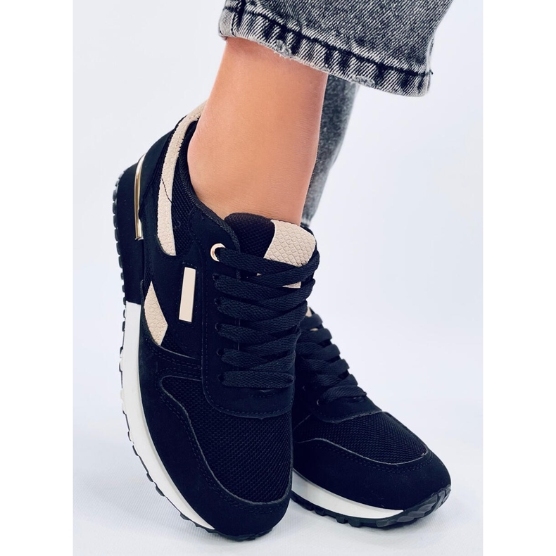 Agassi Blackbeig damesneakers sort 1