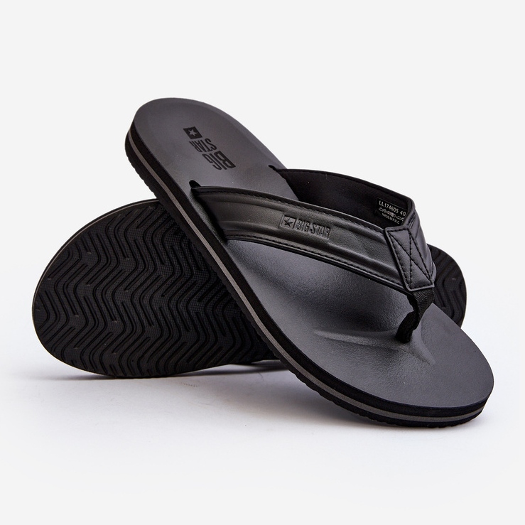 Herre-flip-flops Big Star LL174605 Sort 1