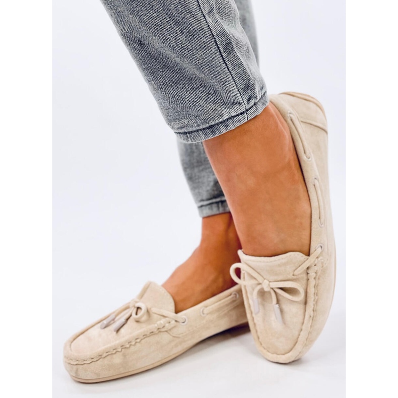 Wards Beige ruskindsmokkasiner 2
