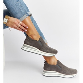 Grå Cliffside platform sneakers 1