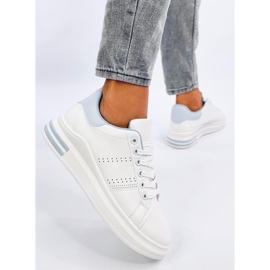 Maes Blue wedge sneakers hvid 4