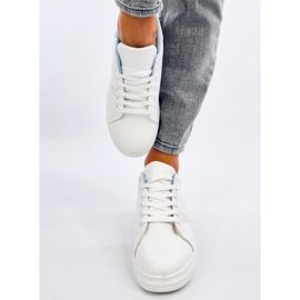 Maes Blue wedge sneakers hvid 2