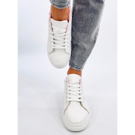 Maes Pink wedge sneakers hvid 1