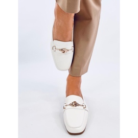 Tansy White dame loafers hvid 1
