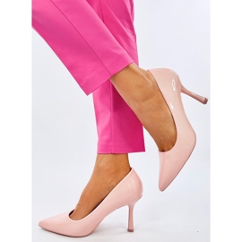 Ladd Pink lakerede høje hæle til kvinder lyserød 2
