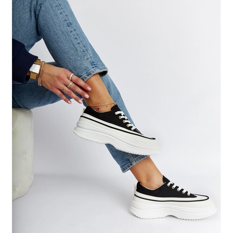 Sorte Plesio platform sneakers 2