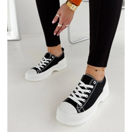 Sorte Monteleone platform sneakers 2
