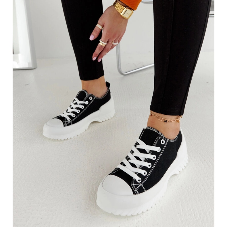 Sorte Monteleone platform sneakers 2