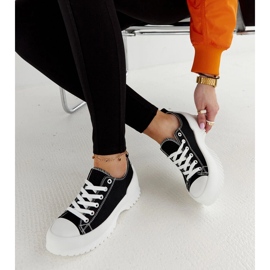 Sorte Monteleone platform sneakers 1