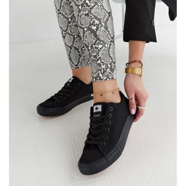 Rocky sneakers i sort stof 1