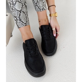Lori sorte platformssneakers 2