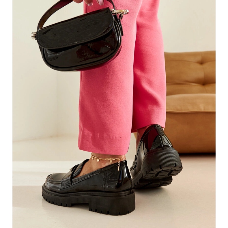 Teri sorte patent loafers 2