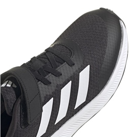 Adidas Runfalcon 3.0 Sport Running Elastic Lace Top Strap Jr HP5867 sko sort 4