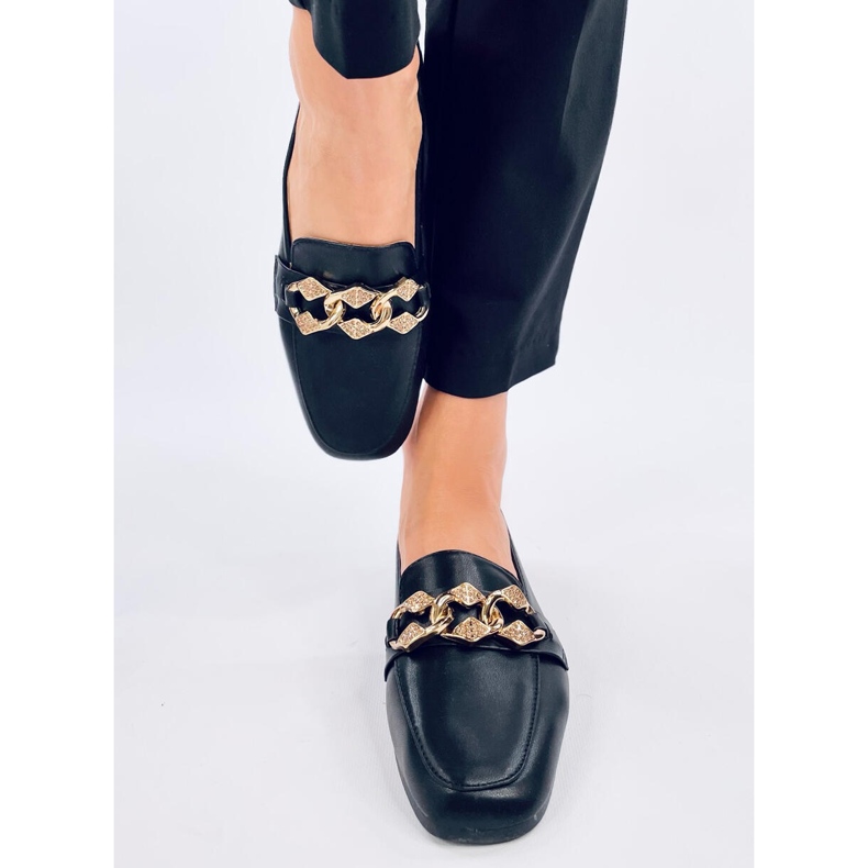 Mallow Black dame loafers sort 1