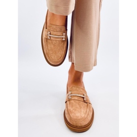 Ferdis Khaki mokkasiner til kvinder beige 1