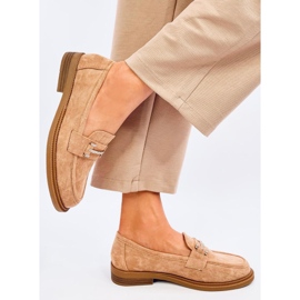 Ferdis Khaki mokkasiner til kvinder beige 2