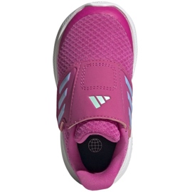 Adidas Runfalcon 3.0 Sport Running Hook-and-Loop Jr HP5860 sko lyserød 1