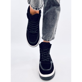 Riess Black high-top sneakers sort 1