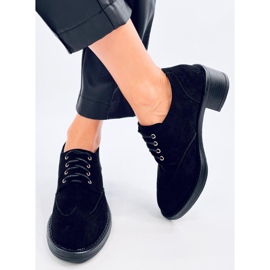 Vedra Black højhælede loafers sort 1