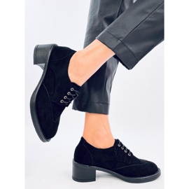 Vedra Black højhælede loafers sort 2