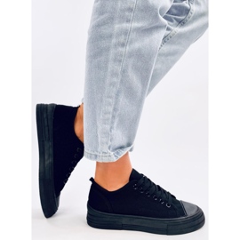 Slims sorte sneakers til kvinder 2