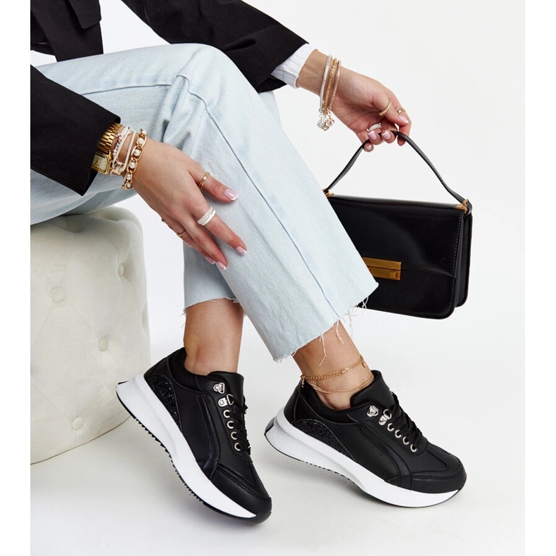 Sorte Taima platform sneakers 1
