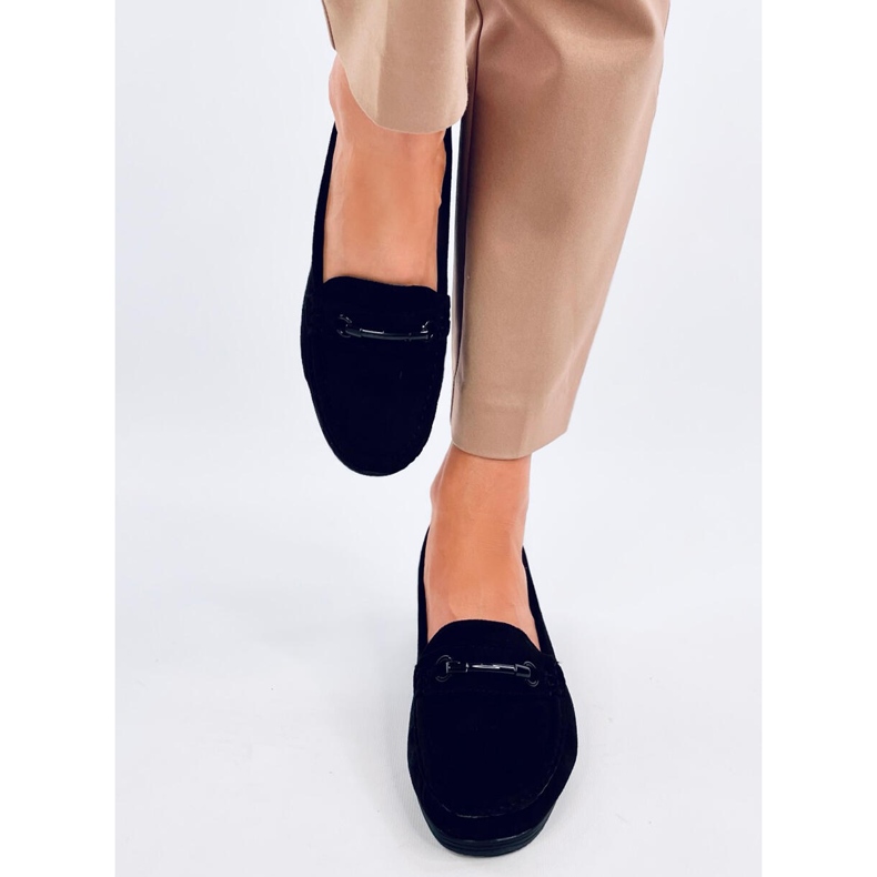 Indian Black wedge loafers sort 1