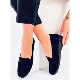 Vegar Black wedge loafers sort 2