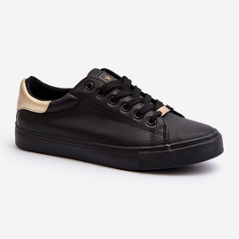 Damesneakers Eco Læder Sort Tiraelle 2