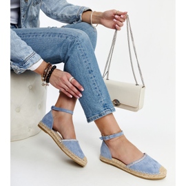 Blå espadriller med Aydan dekoration 1