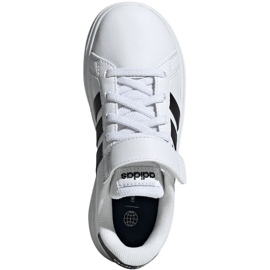 Adidas Grand Court 2.0 El K Jr GW6521 sko hvid 1