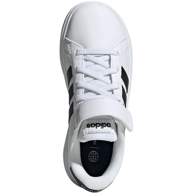 Adidas Grand Court 2.0 El K Jr GW6521 sko hvid 1