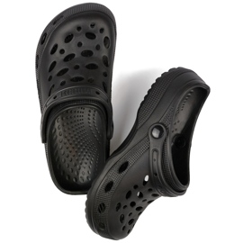 Sorte Crocs flip-flops 2