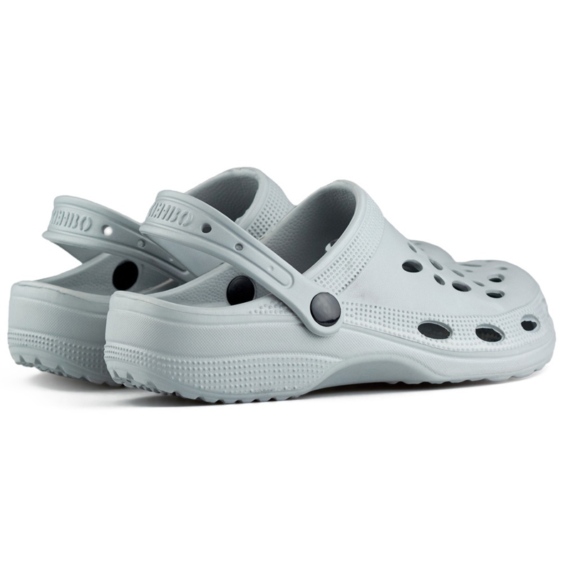 Grå krokodille-flip-flops 1
