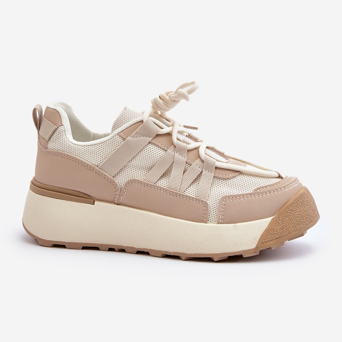 Sportssko til kvinder Sneakers Beige Phyrena 2