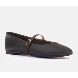 Marco Shoes Emma ballet sko sort 1