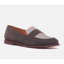Marco Shoes Prato loafers grå 4