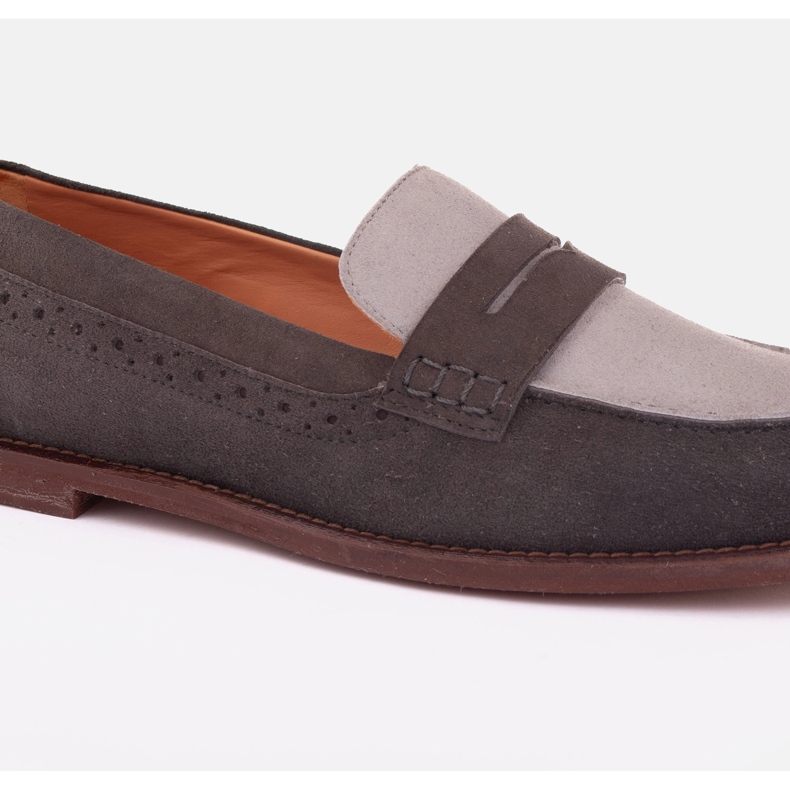 Marco Shoes Prato loafers grå 2