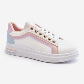 Damesneakers med Glitter Pink Elnami lyserød 1