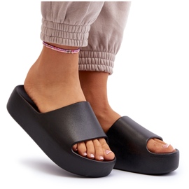 Kvinders flip-flops med tyk sål, sort oreithano 7
