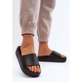 Kvinders flip-flops med tyk sål, sort oreithano 3