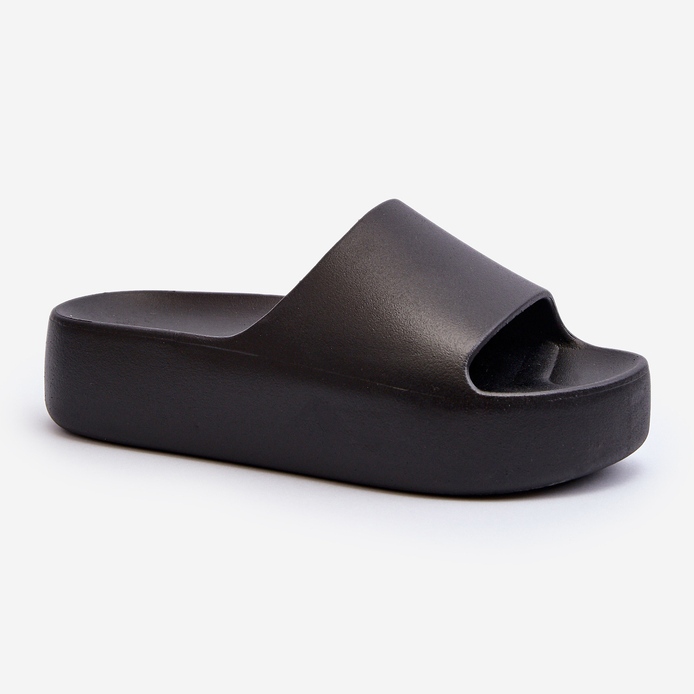 Kvinders flip-flops med tyk sål, sort oreithano 1